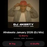 Afrobeats January 2026 Mix Cover