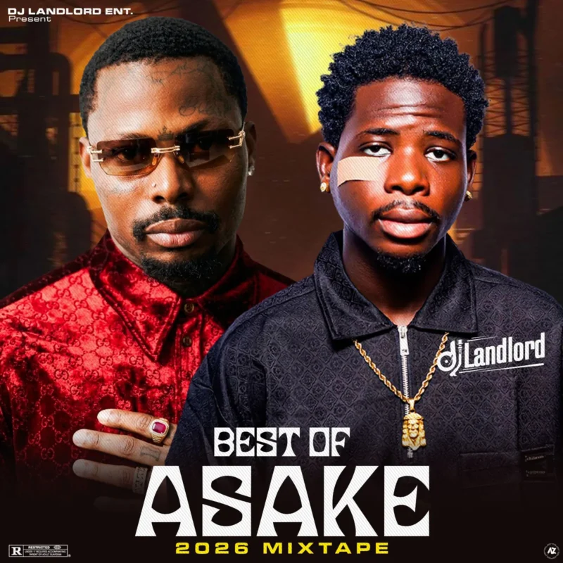 Cover of mixtape 'Best Of Asake 2026' by DJ Landlord