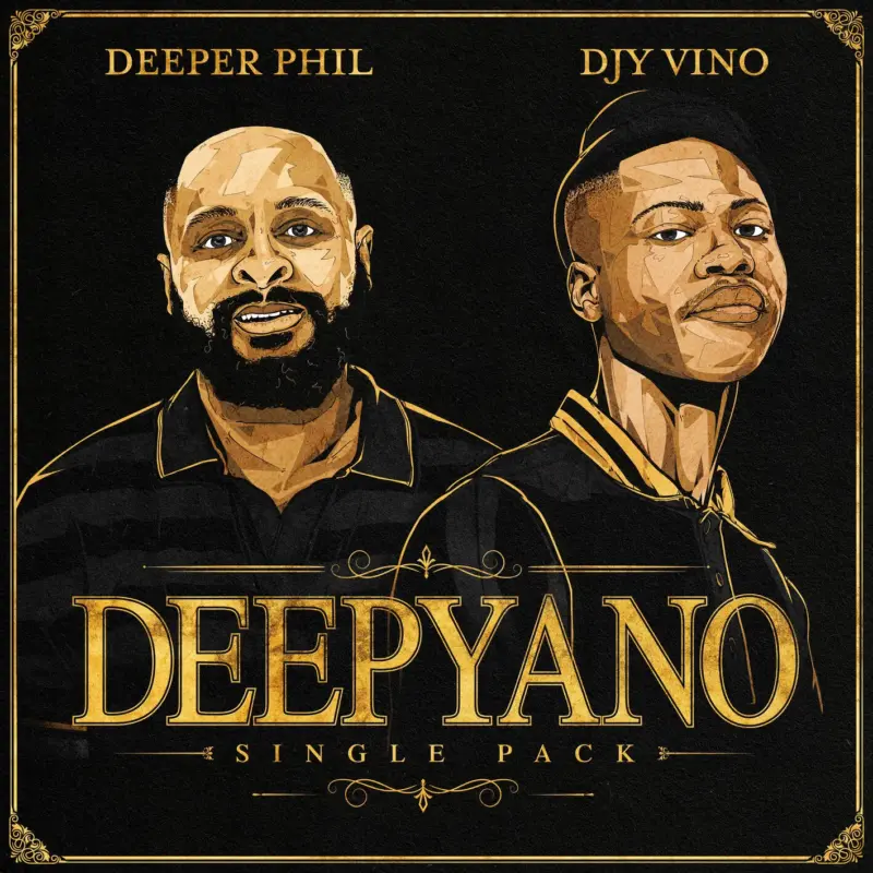 Cover of album 'Deepyano Single Pack EP' by Deeper Phil, Djy Vino